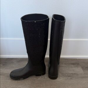 Designer rain boots
